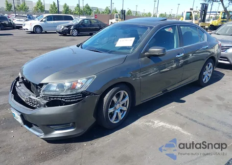 2013 Honda Accord Ex-L from USA, damaged, VIN 1HGCR2F87DA034384
